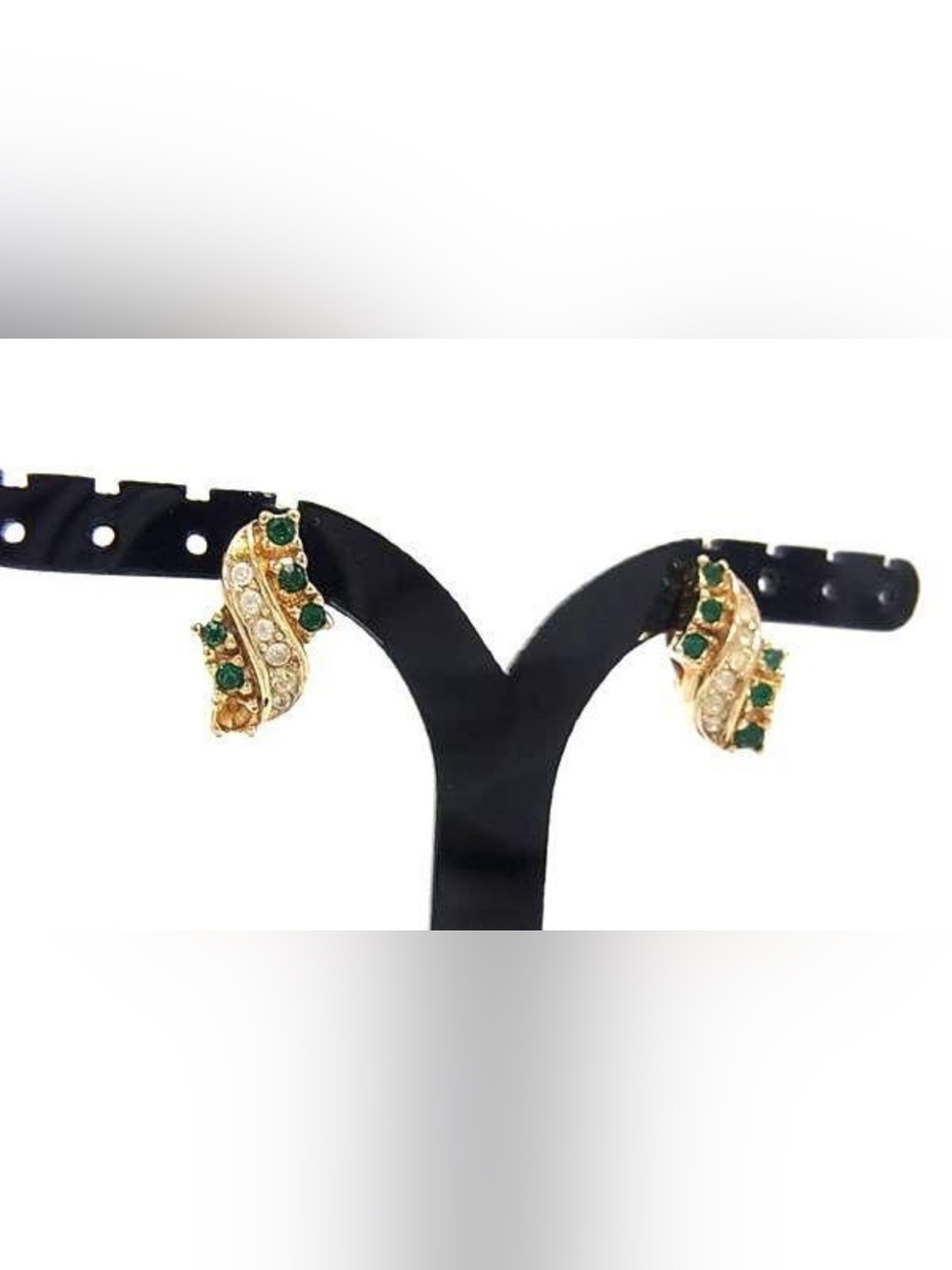 vintage Christian Dior clip-on earrings dating from the 1970s or 1980s